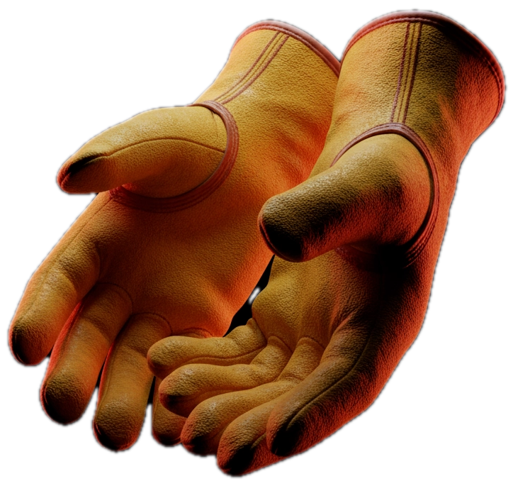 Guantes de Cuero Industrial